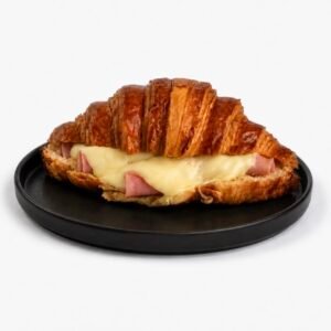 Croissant jamón y queso