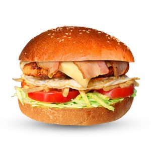 Royal Cheese + Tocino o Jam. o Sal.