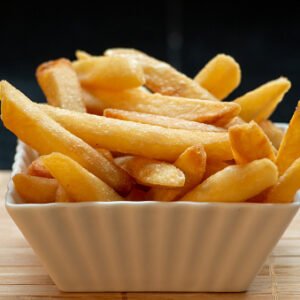 Porción de papas fritas