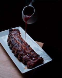 COSTILLA DE LOMO DE CERDO BBQ