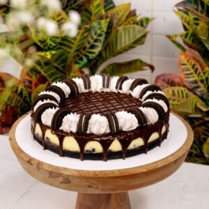 Cheesecake horneado de oreo