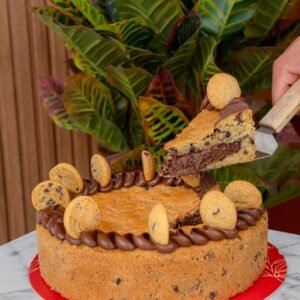 Torta de galleta con nutella