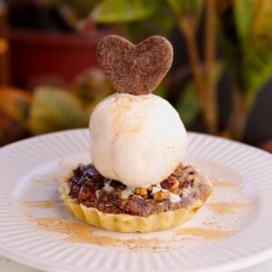 Pie de pecanas + helado