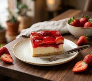 Pie de fresa
