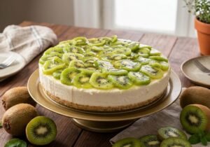 Cheesecake de kiwi