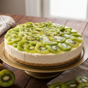 Cheesecake de kiwi