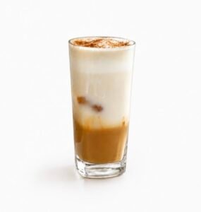 Iced latte dulce de leche