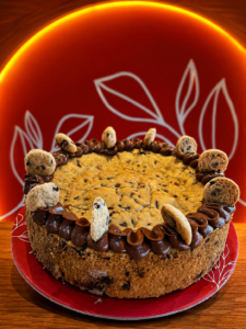Torta de galleta con nutella mediana