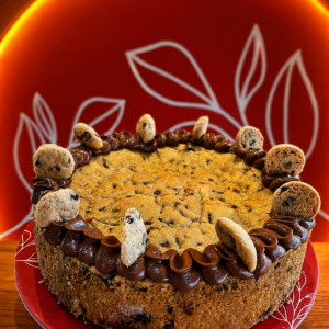 Torta de galleta con nutella mediana
