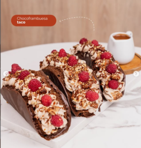 Chocoframbuesa taco