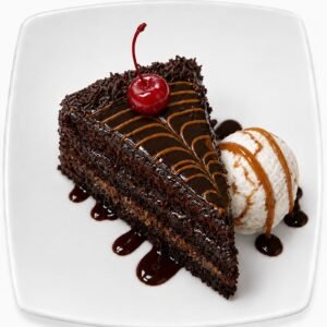 Torta chocolate con gelato